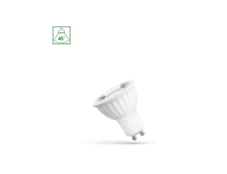 LED GU10 230V 6W SMD 45st WW z soczewką SPECTRUM