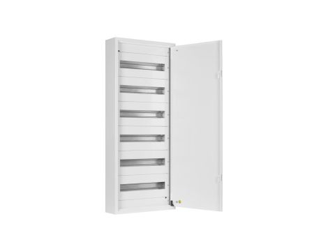 Rozdzielnica natynkowa metalowa 6x18 modułów IP30 (400V AC) 1055x436x130mm drzwi pełne KOLE SYSTEMS