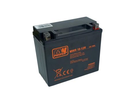 Akumulator VRLA MOTO AGM 12V 18Ah MWR 18-12R