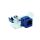 Gniazdo RJ45 UTP kat. 5e keystone niebieskie (beznarzędziowe), DCN/FA-S682MK-8-C5E