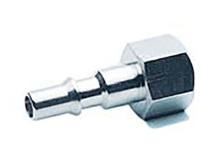 Króciec złączki RS PRO G 3/8 żeńskie rodzaj Męski Gwintowany Mosiądz niklowany 3/8in