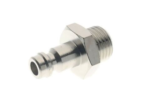 Króciec złączki RS PRO G 1/4 męskie rodzaj Męski Gwintowany Mosiądz 1/4in