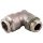 Adapter gwintowany typu kolanko gwint – rura RS PRO 1/4 in Male rodzaj Męski Gwintowany, rura Mosiądz niklowany 1/4in