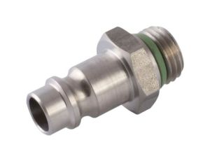 Adapter gwintowany prosty gwint – rura RS PRO 1/4 in Male rodzaj Męski Gwintowany, rura Stal 1/4in