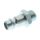Adapter gwintowany prosty gwint – rura RS PRO 3/8 in Male rodzaj Męski Gwintowany, rura Mosiądz niklowany 3/8in
