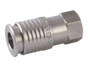 Adapter gwintowany prosty gwint – rura RS PRO 1/2 in Female rodzaj Żeński Gwintowany, rura Stal 1/2in