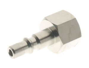 Adapter gwintowany typu kolanko gwint – rura RS PRO 1/8 in Female rodzaj Żeński Gwintowany Mosiądz 1/8in