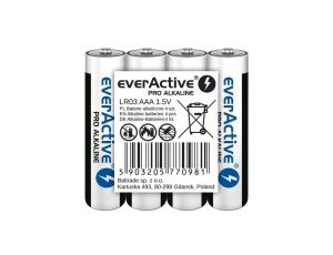 Bateria alkaliczna LR03 / AAA 1,5V everActive Pro /4szt./