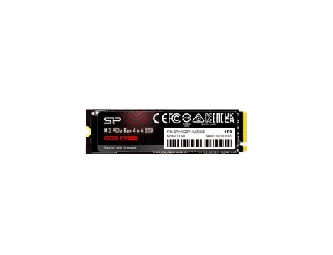 Dysk SSD Silicon Power UD90 1TB M.2 PCIe NVMe Gen4x4 NVMe 1.4 4800/4200 MB/s