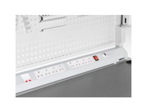 Gniazdo zasilania aluminium, RS PRO