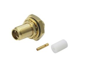 Złącze koncentryczne, 50, 26.5GHz, Męski, Lutowane, Montaż na panelu +165C -65C