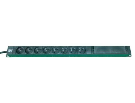 Przedłużacz 8-gniazd 250 V AC CEE 7/7 Schuko/Gniazdo NF Euro 3m 1617265