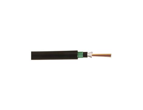 Kabel światłowodowy, rdzenie: 12 Niska emisja dymu, bez halogenu (LSZH), średnica: 8.5mm, OM3 Wielomodowy, Czarny