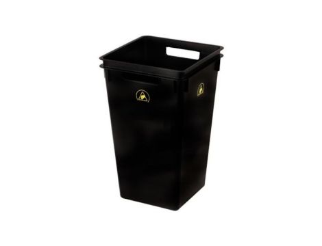 Pojemnik ESD, typ: Pojemnik na odpady, w zestawie: 1, wys.: 530mm, szer.: 330mm, gł.: 530mm