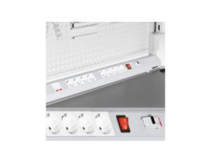 Gniazdo zasilania aluminium, RS PRO