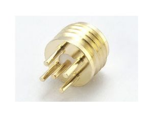 Złącze koncentryczne, 50, 18GHz, Żeńskie, męskie, Lutowane, Montaż na płytce drukowanej +165C -65C