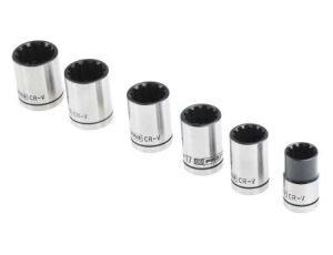 Zestaw nasadek 6 Piece 1/2 cala Kwadratowy Drive RS PRO