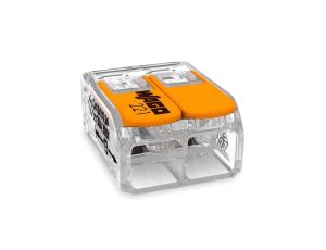 Szybkozłączka uniwersalna 2x0,5-6mm2 transparentna 221-612