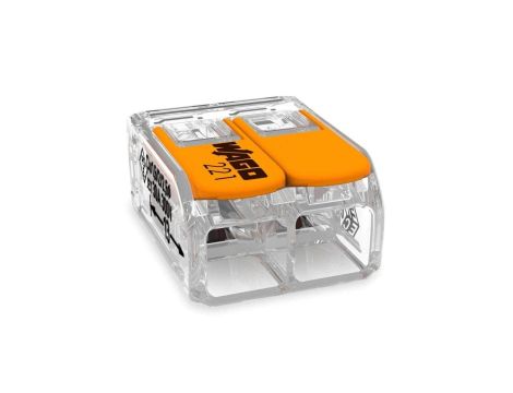 Szybkozłączka uniwersalna 2x0,5-6mm2 transparentna 221-612