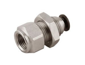 Złącze wielostykowe Wciskane 8 mm 1/4 cala RS PRO Adapter grodziowy 1/4 in BSP Female