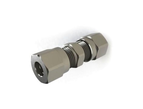 Adapter gwintowany prosty typu rura – rura Wciskane 6 mm Wciskane 6 mm RS PRO Złączka prosta