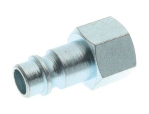 Adapter gwintowany prosty gwint – rura RS PRO 3/8 in Female rodzaj Żeński Gwintowany, rura Mosiądz niklowany 3/8in