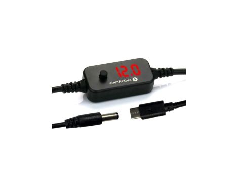 Uniwersalny zasilacz, selektor napięcia USB-C PD - DC 5V, 9V, 12V, 15V, 20V, 10 wtyków, everActive AD-PD65