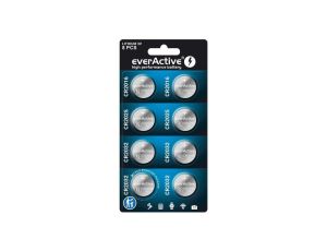 zestaw 8 sztuk baterii litowych everActive 4 x CR2032, 2 x CR2025, 2 x CR2016