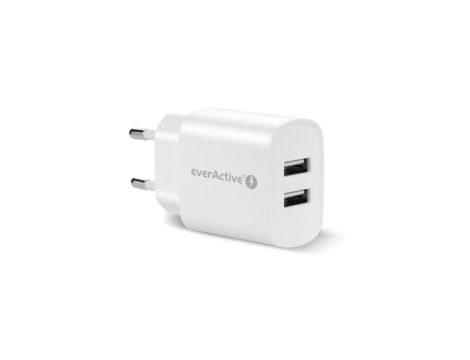 Ładowarka sieciowa everActive SC-220 2xUSB 2,4A