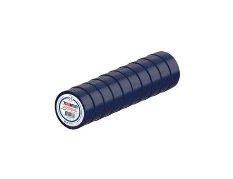 Taśma izolacyjna elektroizolacyjna PVC 19mmx9m niebieska HOROZ 10szt.