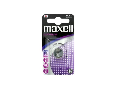 1 x bateria litowa mini Maxell CR1632