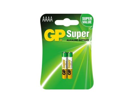 2 x bateria GP Super AAAA / LR61 / 25A / LR8D425 / MN2500 / MX2500 / E96 EAN: 4891199058615