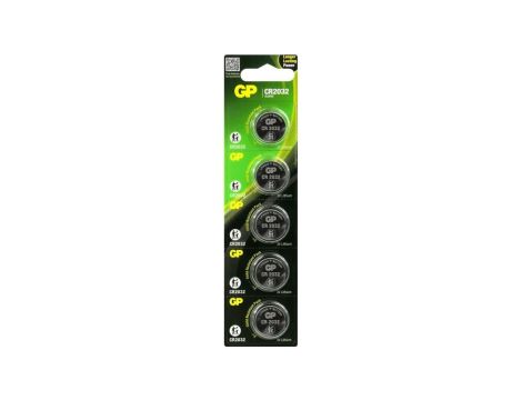 5 x bateria litowa mini GP CR2032