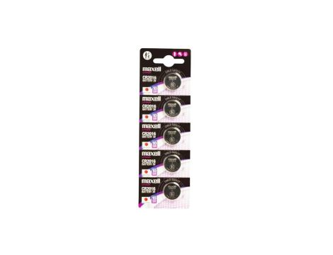 5 x bateria litowa Maxell CR2016