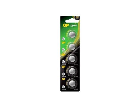 5 x bateria litowa mini GP CR1620