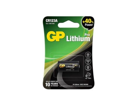 bateria foto litowa GP CR123