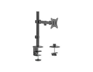 Uchwyt biurkowy do monitora LCD Maclean, pojedyncze ramię, VESA 75x75 oraz 100x100, 17-32, 9kg, MC-572N