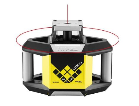 NIVEL SYSTEM NIWELATOR LASEROWY NL300R DIGITAL wiązka czerwona