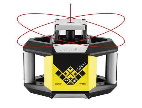 NIVEL SYSTEM NIWELATOR LASEROWY NL320R DIGITAL wiązka czerwona