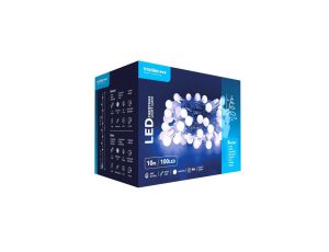 Lampki choinkowe kulki modee 10m COLD 100LED ML-C2010