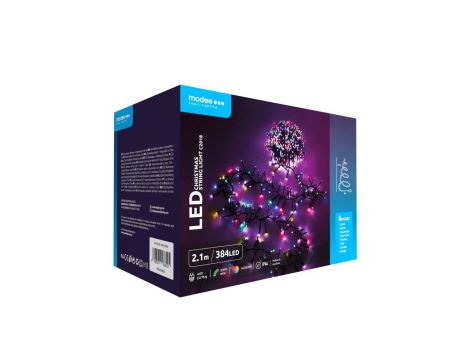 Lampki choinkowe modee 2,1m RGB 384LED ML-C2018