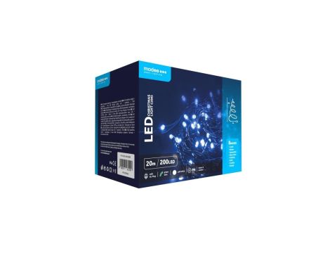 Lampki choinkowe modee 20m COLD 200LED ML-C2005