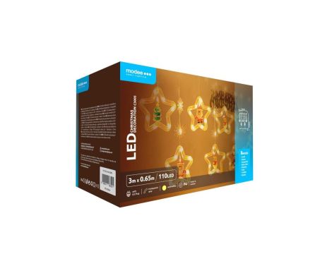 Lampki gwiazdki mik. modee 3m WARM 110LED ML-C3005