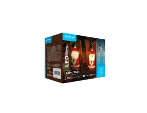 Lampki mikołaj BAT modee 1,35m WARM 10LED ML-C1013