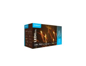 Lampki sople BAT modee 2,85m WARM 20LED ML-C2013