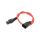 SCHAFFNER-820074 Kabel IEC C13 żeński, IEC C14 męski 0,5m z blokadą IEC LOCK