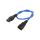 SCHAFFNER-820072 Kabel IEC C13 żeński, IEC C14 męski 0,5m z blokadą IEC LOCK