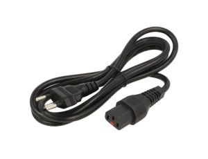 SCHAFFNER-812596 Kabel IEC C13 żeński, SEV-1011 (J) wtyk 2m z blokadą IEC LOCK
