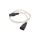 SCHAFFNER-820076 Kabel IEC C13 żeński, IEC C14 męski 1m z blokadą IEC LOCK