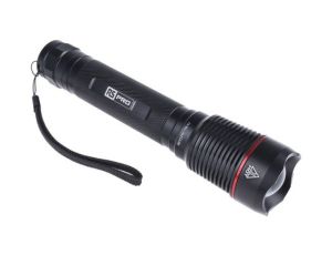 Latarka LED zasięg 400 m, jasność 2600 lm, 9 baterie alkaliczne IP67 RS PRO